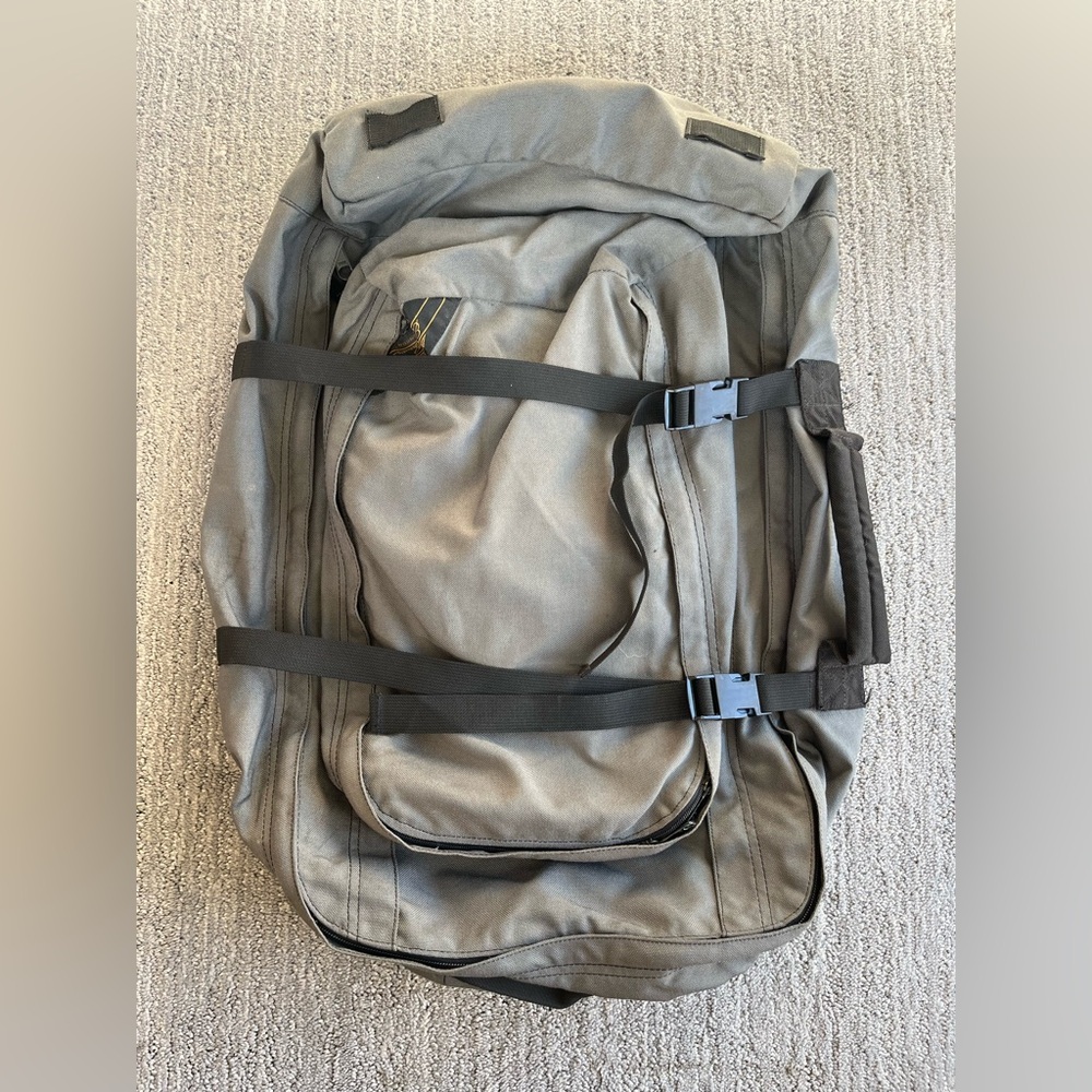Grey Eddie Bauer Expedition Outfitters Duffel Backpack